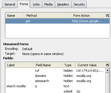 Firefox webdevelopment addon