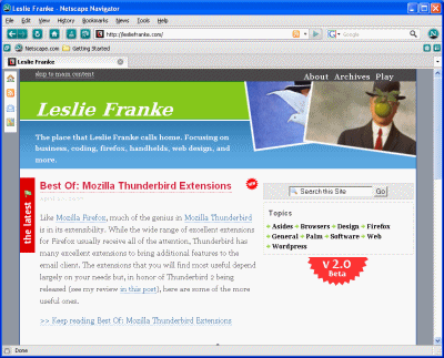 Netscape Navigator 9