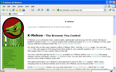 K-Meleon Web Browser
